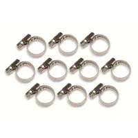 BGS Schlauchklemmen rostfrei, 10 x 16 mm, 10-tlg.