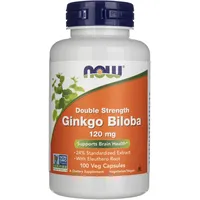 NOW Foods Ginkgo Biloba Double Strength 120 mg veg