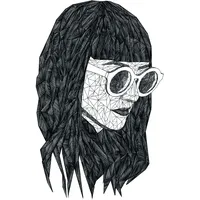 KOMAR Grid Monochrome", bunt (farbe bild(er): bunt), B:50cm H:70cm,