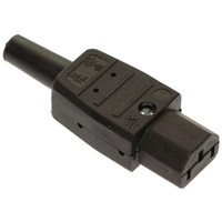 As - Schwabe AS Schwabe 62081 Kaltgeräte-Steckverbinder Stecker, gerade