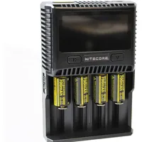 Nitecore Ladegerät SC4, 4-Schacht, für Li-Ion, NiMH, NiCd Akkus,