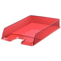 Esselte Briefkorb, A4 rot Transparent, Europost, 623601