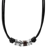 Fossil Halskette JF84068040 Braun/Edelstahl