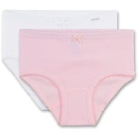 Sanetta Mädchen 2er Pack Hipslip - Slip Unterhose, einfarbig