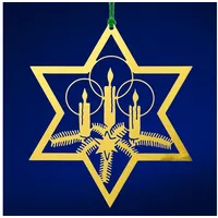 SIKORA BS-MS Traditionelle Christbaumschmuck Weihnachtsbaum Anhänger aus Messing -