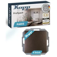 Kopp Universalschalter PARIS Palisander-Braun PROFI-PACK