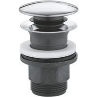 Grohe Ablaufgarnitur mit Druckstopfen, chrom