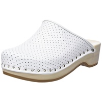 Berkemann Unisex Standard toeffler Clogs, Weiß Weiß 100, 44