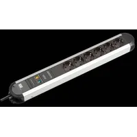 Bachmann Steckdosenleiste 6-fach 1,75 m Schwarz