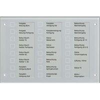 Jung KNX Melde- und Bedientableau Glas grün