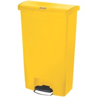Rubbermaid Slim Jim Kunststoff Pedal vorne 68 l yellow