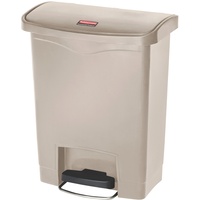 Rubbermaid Slim Jim Kunststoff Pedal vorne 30 l beige
