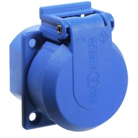 As - Schwabe Einbausteckdose IP54 Blau