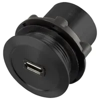 TRU Components Micro USB-01-BK Micro USB-Einbaubuchse 2.0 Buchse, Einbau