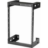 Startech StarTech.com 2-Pfosten 15HE Heavy-Duty Wandmontage Netzwerk-Rack, 19" Open