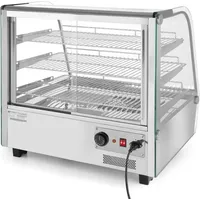 HENDI Warmhaltevitrine, 3 auslagen 230V, 1500W,