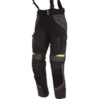 Modeka Panamericana Damen Motorrad Textilhose, schwarz-gelb, Größe 38