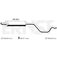 Ernst Mittelschalldämpfer 033282