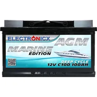 Electronicx AGM Batterie 100Ah Marine Edition – 12V Versorgungsbatterie