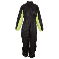 Modeka Black Rain Regenkombi 1 Teiler, schwarz-gelb, Größe 2XL