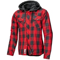 Held Lumberjack II Hemd/Textiljacke - Schwarz/Rot - XXL