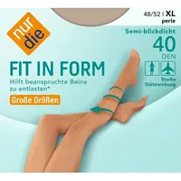 NUR DIE Feinstrumpfhose Fit in Form Große Größen 40