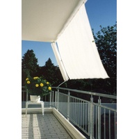 Floracord Senkrecht-Sonnensegel Rechteckig Wasserfest 230 cm x 140 cm