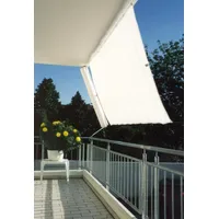 Floracord Senkrecht-Sonnensegel Rechteckig Wasserfest 230 cm x 140 cm