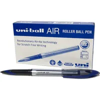 Uni-Ball 190512000 UB-188-L Air Kugelschreiber, blaue Super-Tinte, fälschungssicher, Füllfederspitze,
