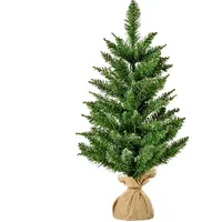 Homcom Weihnachtsbaum Tisch 0,6 m kleiner Christbaum Kunsttanne 70