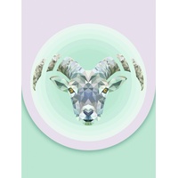 KOMAR Capricorn bunt (farbe bild(er): bunt), B:30cm H:40cm, Holz,