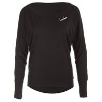 Winshape Damen Ultra Leichtes Modal-longsleeve Mcs002 Longsleeve, Schwarz, L