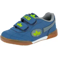 LICO Bernie V Hallenschuhe, Marine Grau Lemon, 26 EU