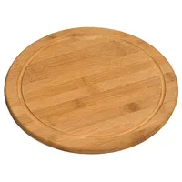 KESPER Fleischteller Schneidebrett Bambus 1-tlg. 25 cm Braun