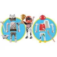 Playmobil Figures Multi-Set 3 in 1 Rennfahrer, Steinzeitmensch, Maler