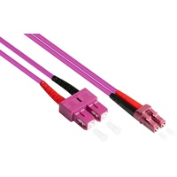 Good Connections Patchkabel LWL Duplex OM4 LC/SC Multimode 0,5m