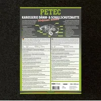 Petec Motorraumdämmung Daemm-& Schallschutzmatte PU-Schaum, schwarz