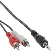 InLine Audiokabel 3,5mm Klinken-Stecker - 2x Cinch-Stecker 3,0m (89939L)
