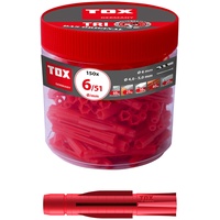 TOX Allzweckdübel Tri 6/51, 150er-Pack (010 260 041)