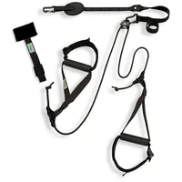 Eaglefit Sling-Trainer Allround Elastic, Fitnessgerät, Schlingentrainer inkl. Umlenkrolle, Längenverstellung