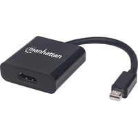 Manhattan 152570 Mini-DisplayPort auf HDMI-Adapter, Mini-DisplayPort-Stecker auf HDMI-Buchse] Schwarz