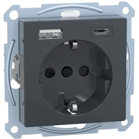 Merten Schuko Steckdose mit USB Ladegerät MEG2367-0414