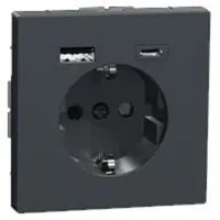 Merten Schuko-Steckdose MEG2367-6034 Anthrazit 1 St.