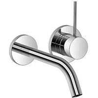 Dornbracht Meta SLIM Waschtisch-Wand-Einhandbatterie ohne Ablaufgarnitur, Ausladung 190 mm,