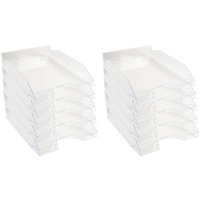 Exacompta 12323D 10er Pack Premium Briefablage Ecotray Office -
