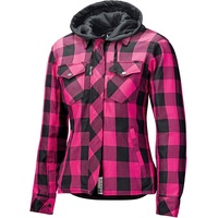 Held Lumberjack II Damen Motorrad Textiljacke, Schwarz/Pink XL