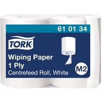 TORK Mehrzweck-Papierwischtücher mit Innenabrollung Weiß M2, Hand- und Oberflächenreinigung,