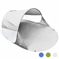 Goods+Gadgets CANYON CRUISE Strandmuschel Pop Up Strand-Zelt Windschutz am