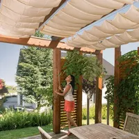 WINDHAGER Sonnensegel für Seilspanntechnik, Wintergarten und Terrassen Beschattung, Seilspannmarkise,