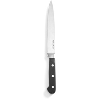 HENDI Tranchiermesser, Küchenmesser, Messer, Hergestellt aus geschmiedetem Chrom-Molybdän-Stahl, Klinge: